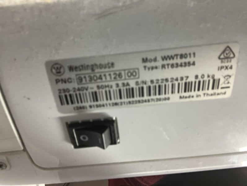 Westinghouse 8kg Washing Machine WWT8011 Carousel 5