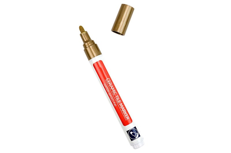 5Pcs Tile Grout Pens Waterproof for Bathroom Floor Wall Gap Color Repair-Gold Carousel 2