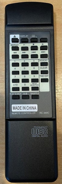 Remote control for ONKYO CD PLAYER Carousel 1