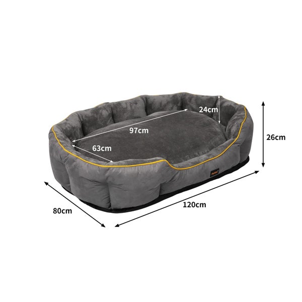 Pawz Electric Pet Heater Bed Heated Mat Dog Heat Blanket Removable Cover Large Carousel 9