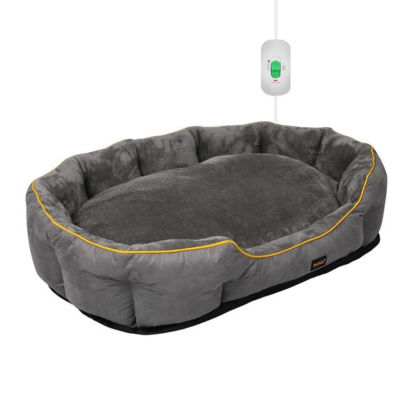 Pawz Electric Pet Heater Bed Heated Mat Cat Dog Heat Blanket Removable Cover Carousel 1