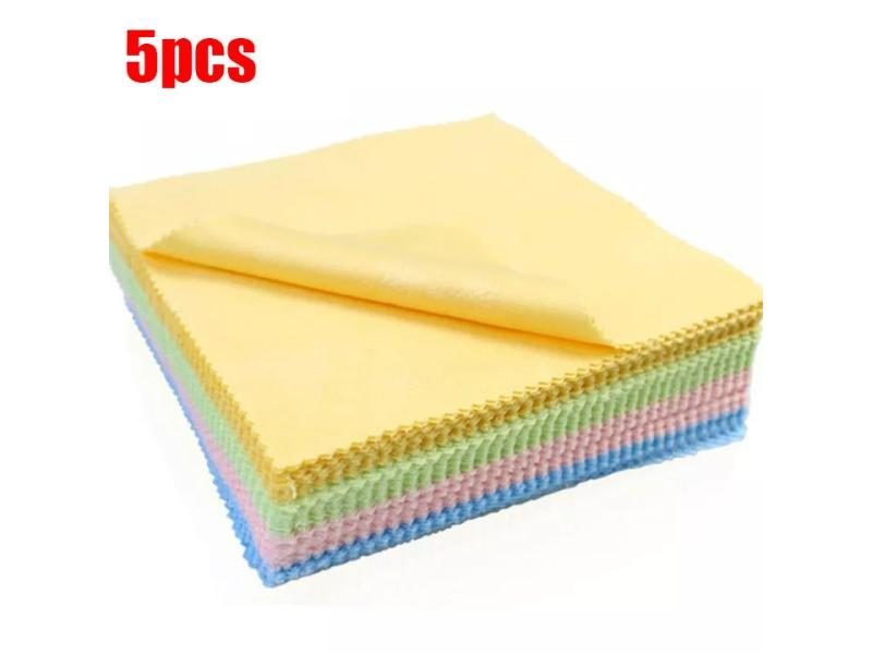 High Quality Chamois Glasses Cleaner Microfiber Cloth For Glasses Phone Screens Carousel 1