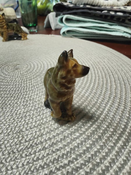 Vintage Wade Alsatian German Shepherd Dog Carousel 2