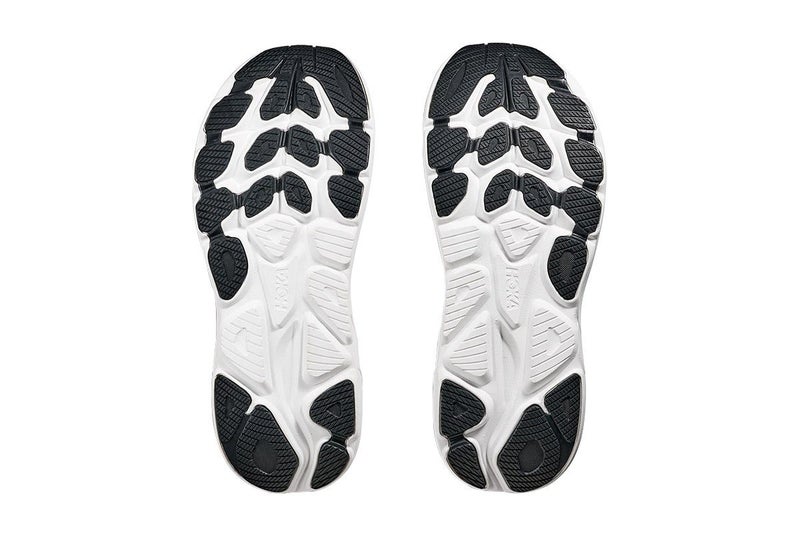 Hoka Men's Clifton 10 Running Shoes (White/Black, Size 11.5 US), Carousel 2