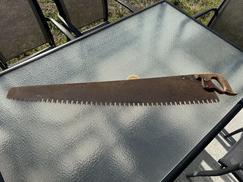 Vintage Cross Cut Saw Carousel 1