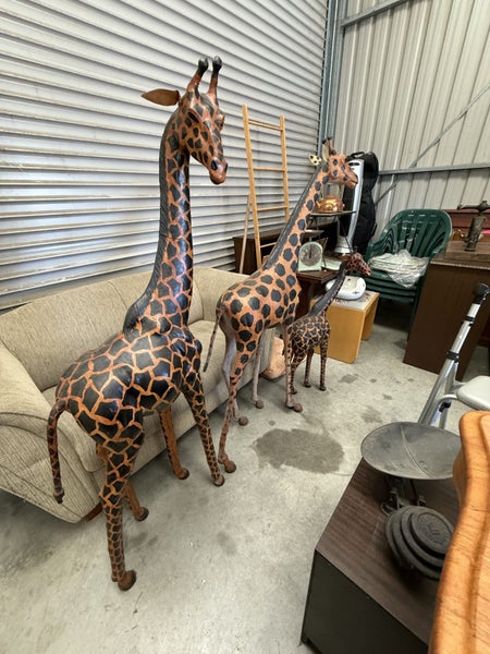 A Journey of Leather Giraffe Figures (3 pieces) Carousel 10