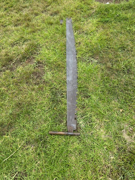 Vintage 2 person Cross Cut Saw Carousel 1