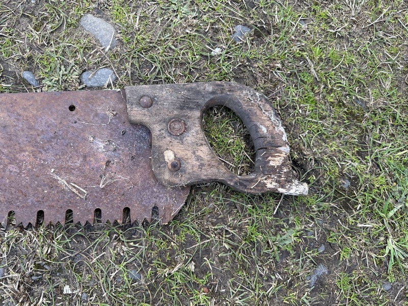 Vintage 2 person Cross Cut Saw Carousel 2