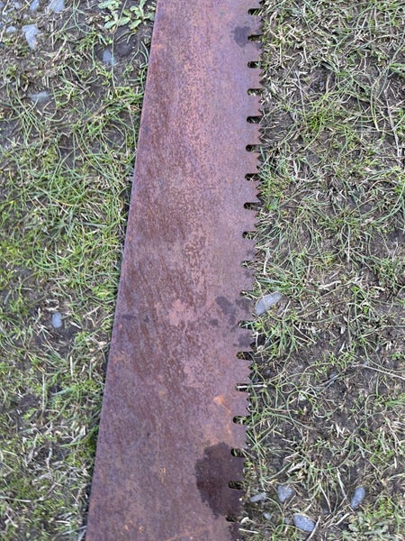 Vintage 2 person Cross Cut Saw Carousel 14