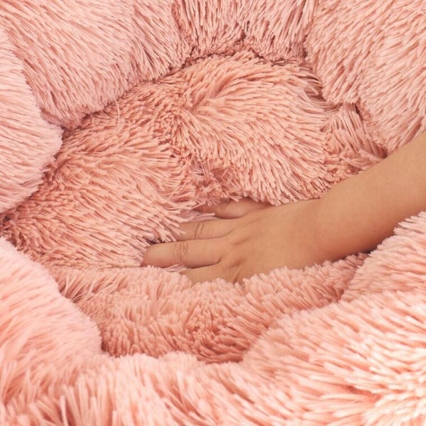 Soft Plush Pet Sofa Bed for Cats Carousel 3