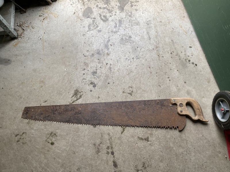 Vintage Cross Cut Saw Carousel 1