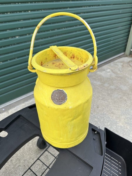 Vintage Cream Can and Lid Carousel 1