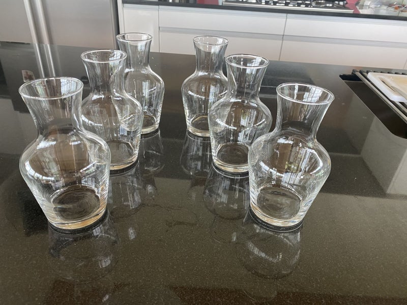 Glass Wine Carafes x 6 Carousel 2