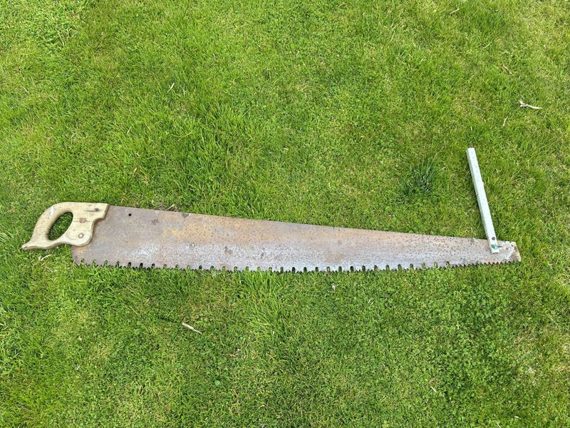 Vintage Cross Cut Saw Carousel 1