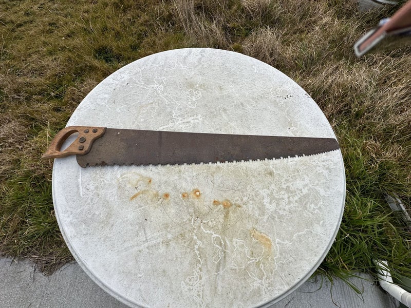 Vintage Cross Cut Saw Carousel 1