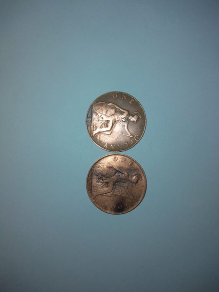 One penny coins Carousel 1