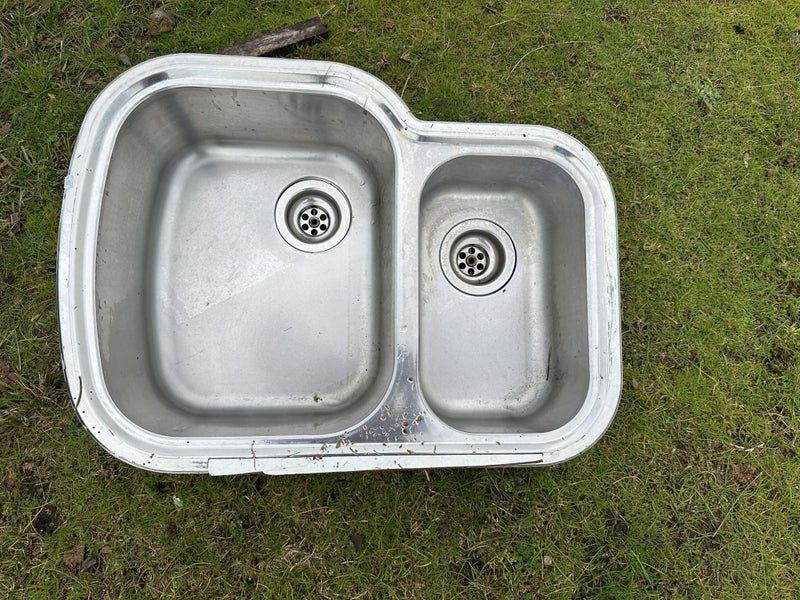 Stainless Steel Double Sink Carousel 2