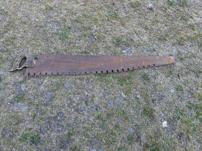 Vintage Cross Cut Saw Carousel 1