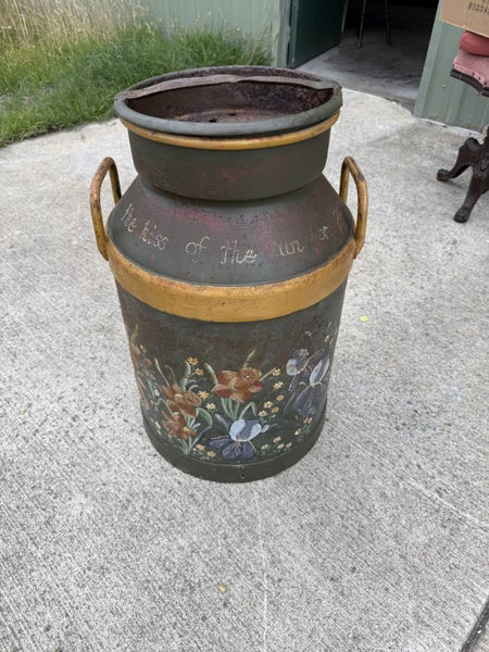 Vintage Large Cream Can Carousel 9