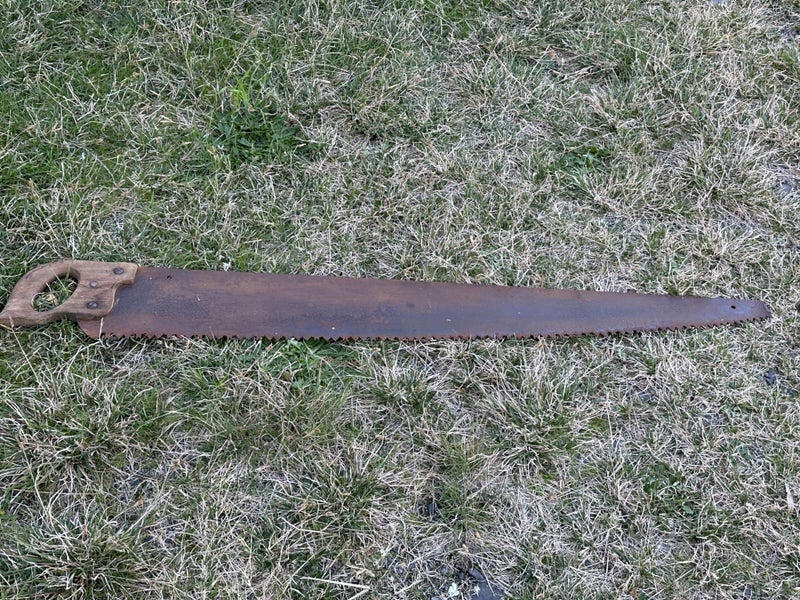 Vintage Cross Cut Saw Carousel 1