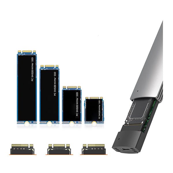 mbeat 10Gbps Nvme Sata Ssd Enclosure Easily Install Versatile Storage Carousel 2