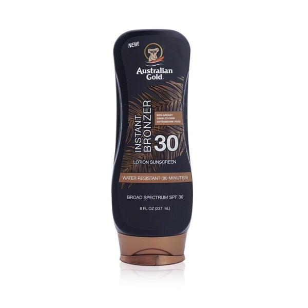Australian Gold Lotion Sunscreen SPF 30 with Instant Bronzer 237ml/8oz Carousel 1