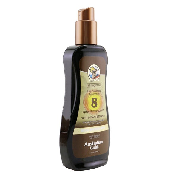 Australian Gold Spray Gel Sunscreen SPF 8 with Instant Bronzer 237ml/8oz Carousel 2