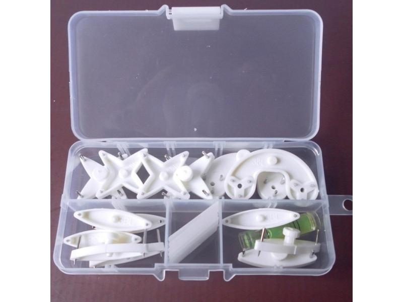 16Pc In 1 Invisible Hardwall Drywall Photo Frame Clock Hanger Wall Studs Carousel 1