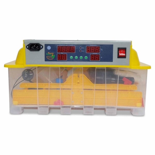 Rooster Farms Electric 48 Egg Incubator + Accessories Hatching Eggs Chicken Quai Carousel 1