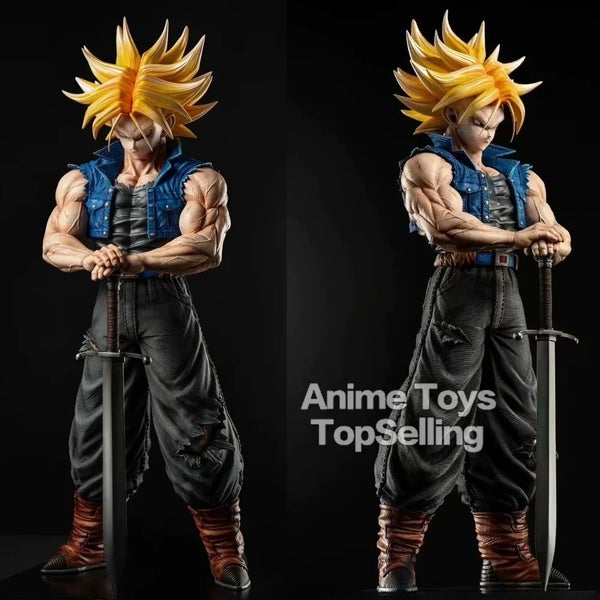 25cm/9.84in Anime Dragon Ball Z Figure Trunks Action Figures Pvc Statue Carousel 2
