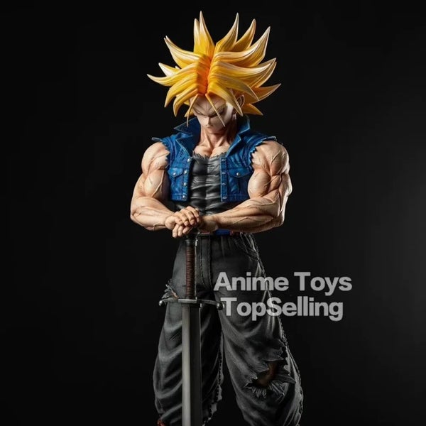 25cm/9.84in Anime Dragon Ball Z Figure Trunks Action Figures Pvc Statue Carousel 1
