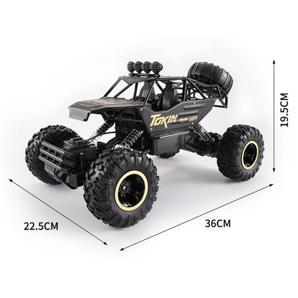 37Cm Remote Control Bigfoot Climbing Car 1 12 Alloy 4Wd Cross Country Toy Gold Carousel 2