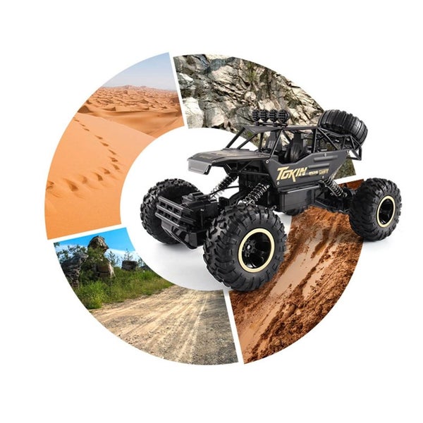 37Cm Remote Control Bigfoot Climbing Car 1 12 Alloy 4Wd Cross Country Toy Gold Carousel 6
