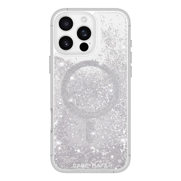 Case-Mate Waterfall MagSafe CaseFor iPhone 16 Pro Max - Silver Carousel 1