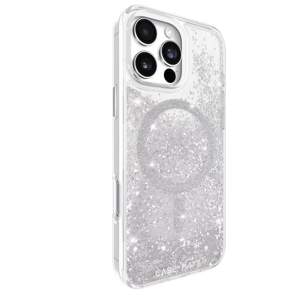 Case-Mate Waterfall MagSafe CaseFor iPhone 16 Pro Max - Silver Carousel 2