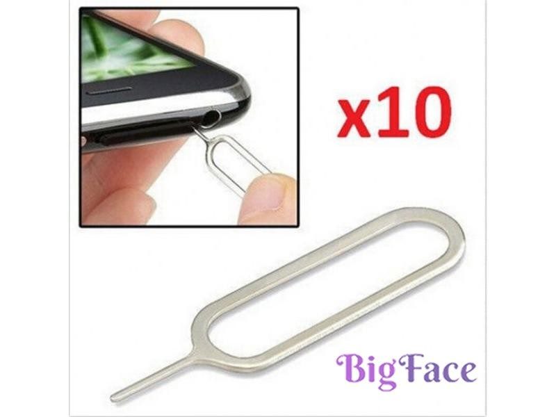 10PCS For IPhone Sim Card Tray Open Eject Ejector Pin Key For IPhones 6S Huawei Carousel 1