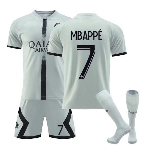2023 Paris Away Mbapp¨¦ No.7 Football Jersey Set Carousel 1