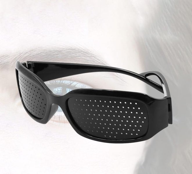 Pinhole Glasses Eyes Exercise Vision Correction Glasses for Eyesight Protection Carousel 2