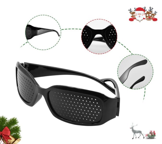 Pinhole Glasses Eyes Exercise Vision Correction Glasses for Eyesight Protection Carousel 4
