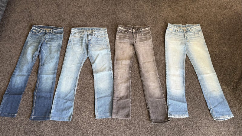 4 x VINTAGE Tsubi Jeans - Lean Bean - (Before Ksubi) *Size 8 * FOUR PAIRS!!!629604609456651115