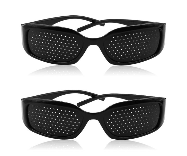 2PCS Pinhole Glasses Vision Correction & Eye Exercise Glasses Carousel 1