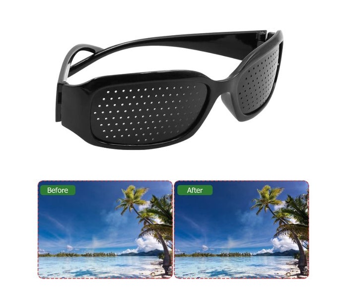 2PCS Pinhole Glasses Vision Correction & Eye Exercise Glasses Carousel 2