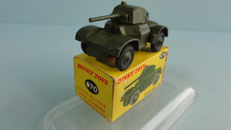 #1 Dinky Toys Army 670 Daimler Armoured Car Carousel 2