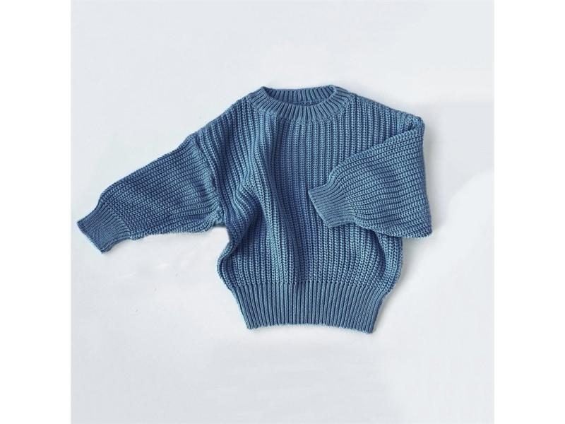 Autumn Winter New Toddler Boys Girls Solid Long Sleeve Sweaters Coat Children Carousel 1