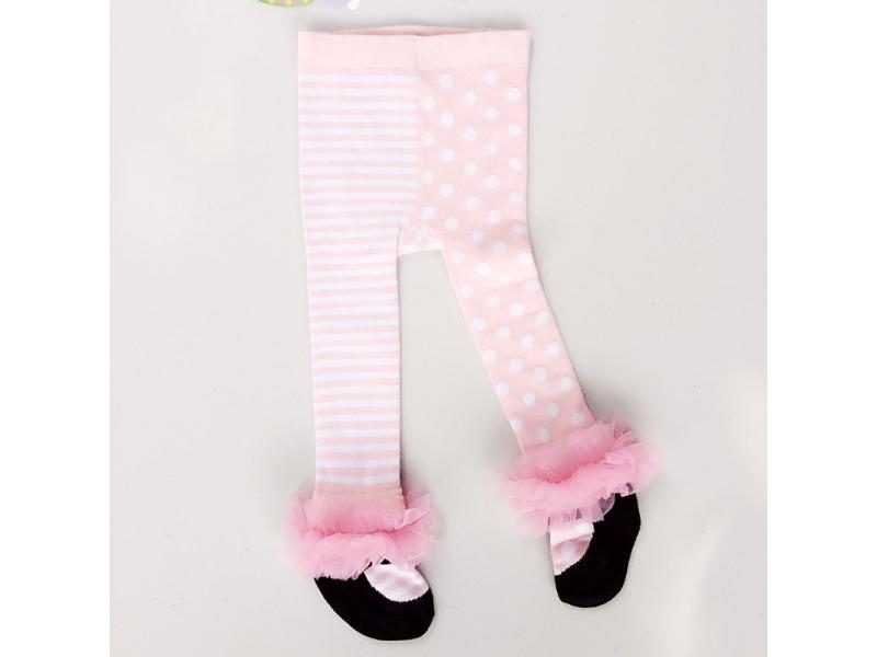 Autumn Winter Baby Tights Cute Lace Bows Baby Girl Tights Clothes Cotton Carousel 1