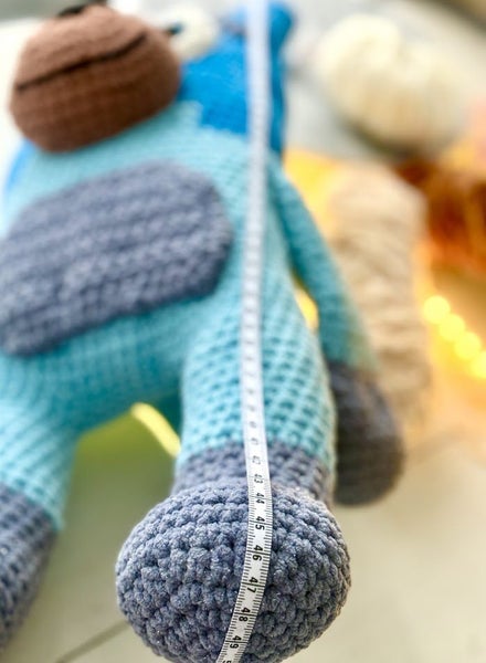 Handmade Crochet Bluey Toy – 46cm Tall – Super Soft Baby Yarn62938586733569112