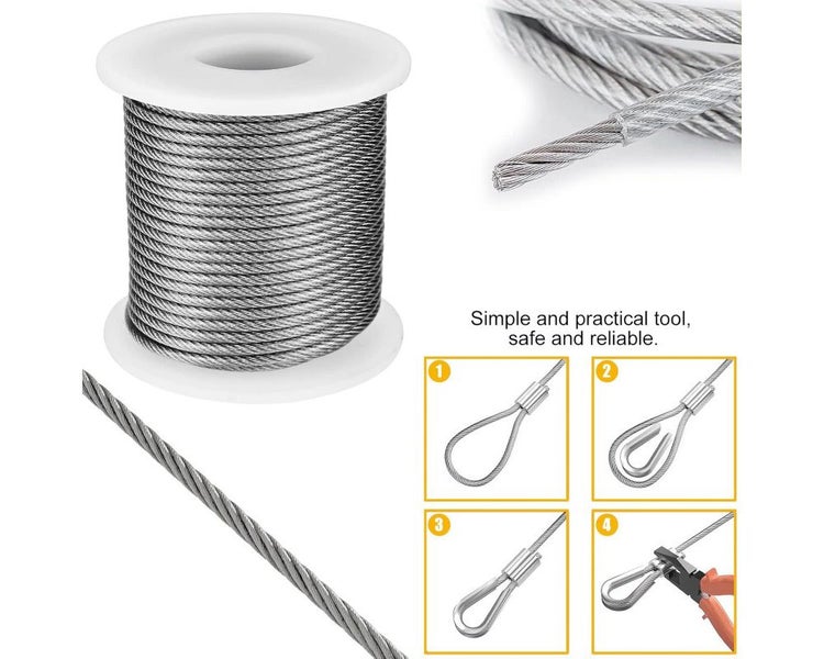 Stainless Steel Wire Rope Cable Kit - (NZ Clearance) Carousel 9