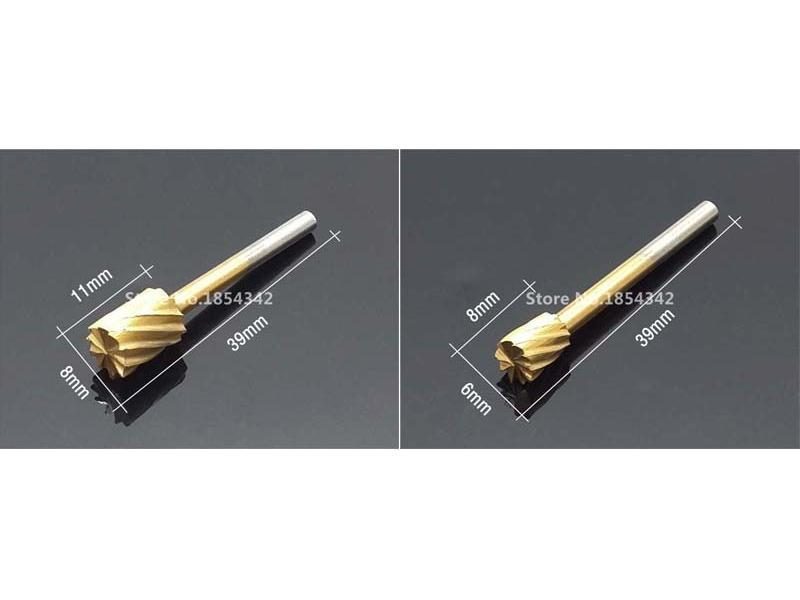 10pcs Set HSS Titanium Dremel Routing Rotary Milling Rotary File Cutter Wood Carousel 1