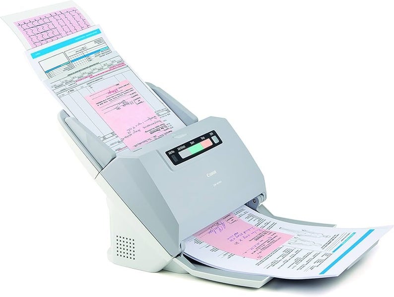 Canon DR-M160 single pass, dual side scanner. Carousel 2
