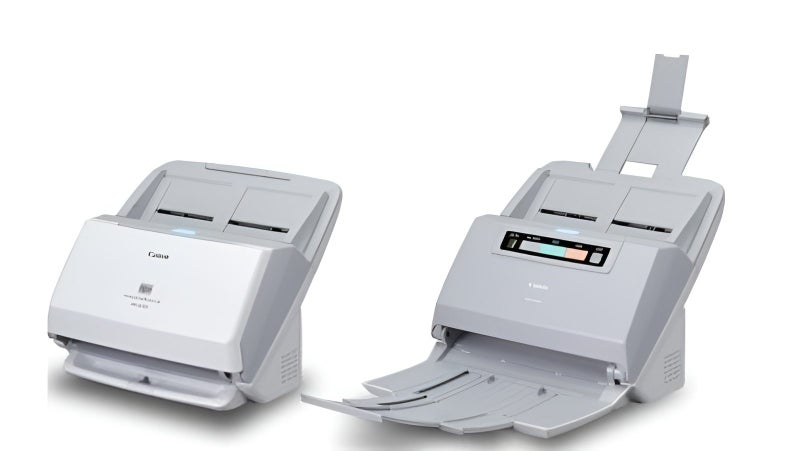 Canon DR-M160 single pass, dual side scanner. Carousel 1